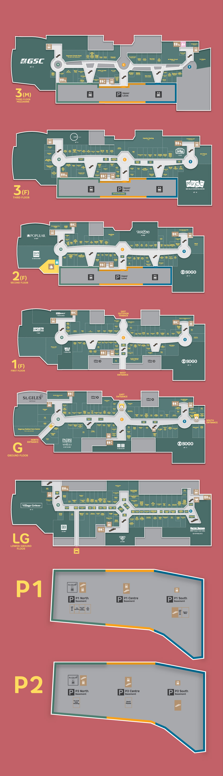 MV City Map  Mid Valley Megamall